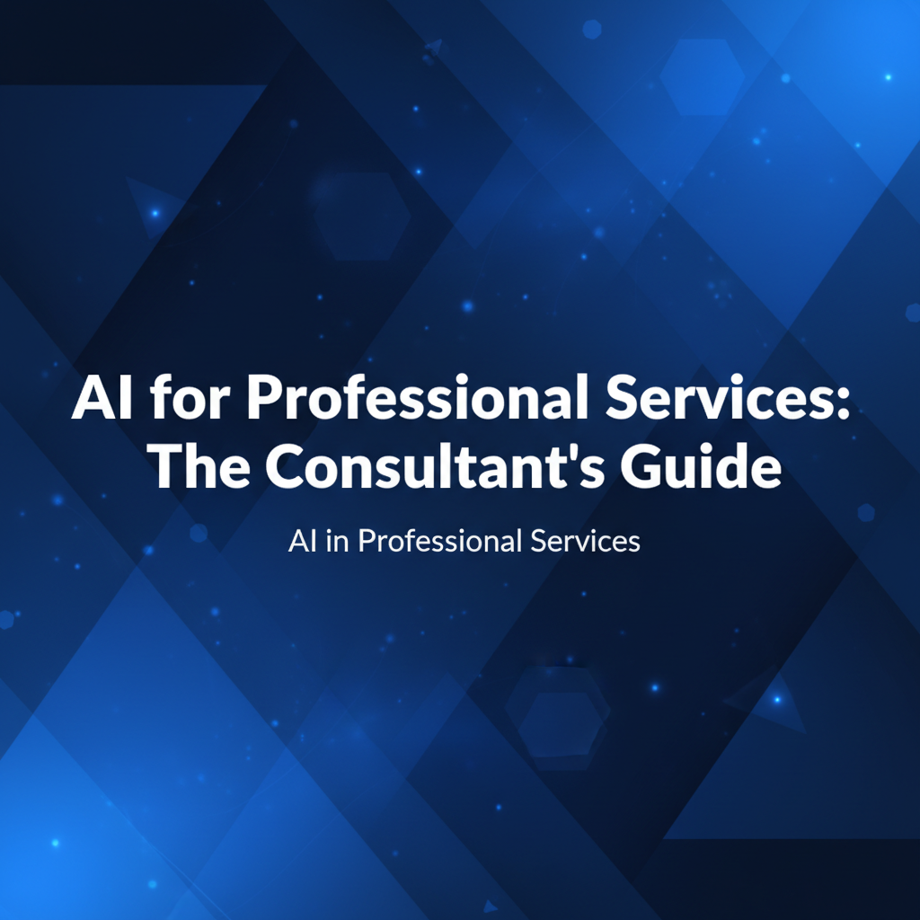 AI for Professional Services: The Consultant’s Guide