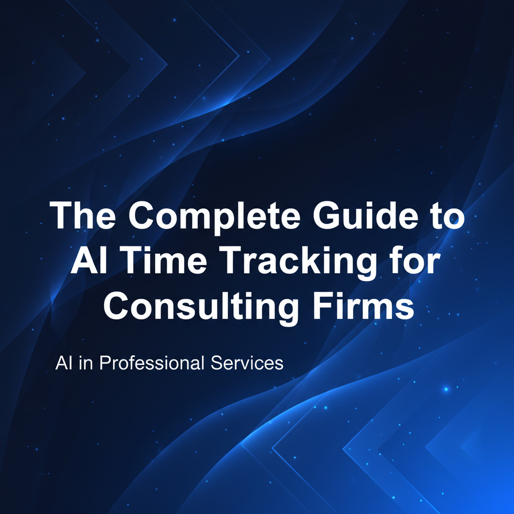 The Complete Guide to AI Time Tracking for Consulting Firms
