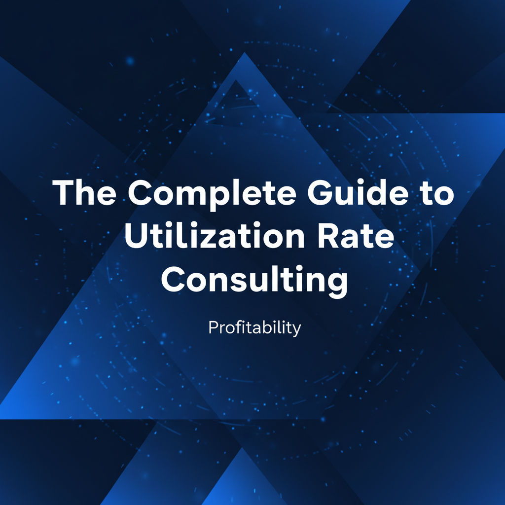 The Complete Guide to Utilization Rate Consulting