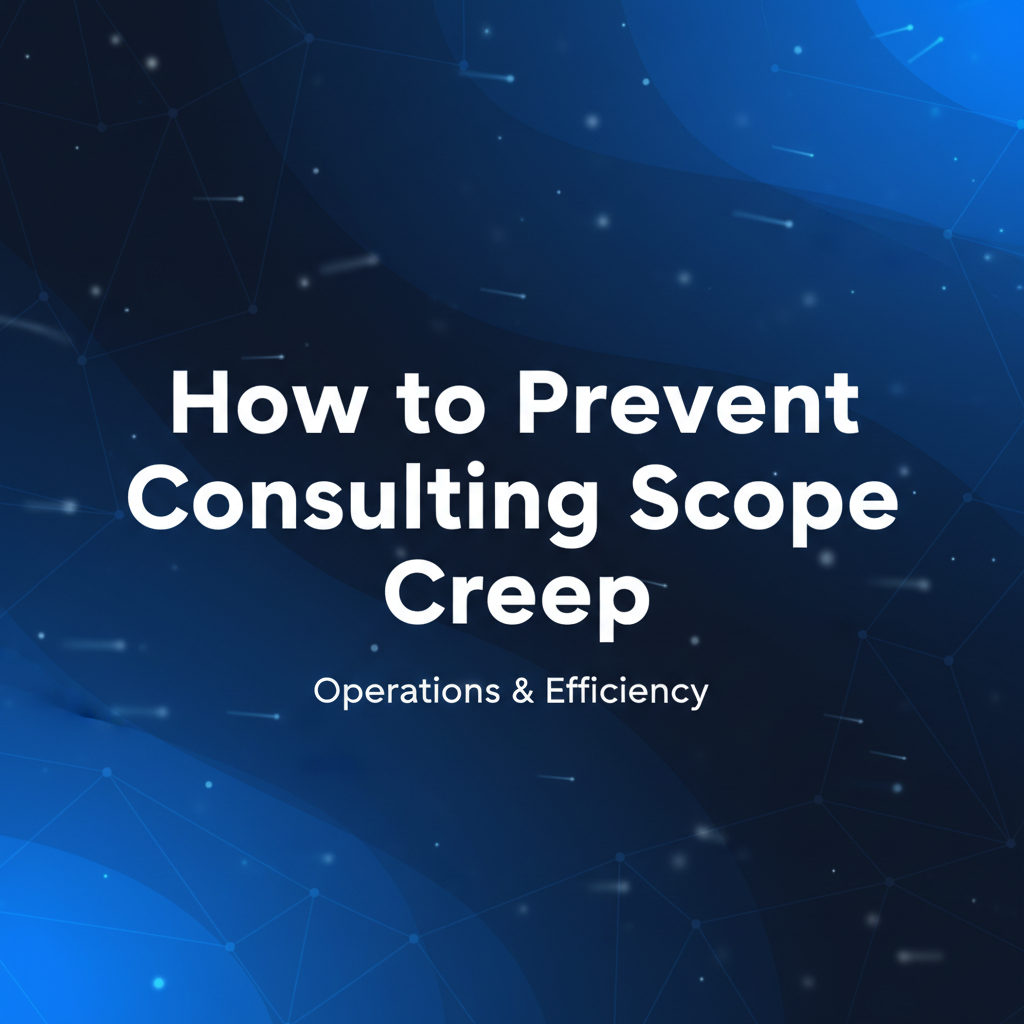 How to Prevent Consulting Scope Creep
